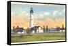 Wind Point Lighthouse, Racine, Wisconsin-null-Framed Stretched Canvas