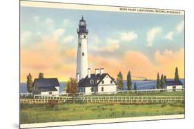 Wind Point Lighthouse, Racine, Wisconsin-null-Mounted Premium Giclee Print