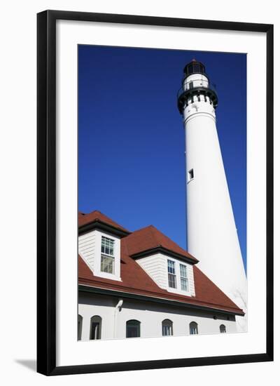 Wind Point Lighthouse-benkrut-Framed Photographic Print