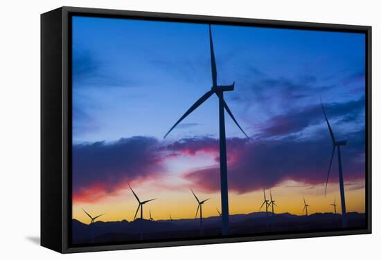 Wind Power in El Central for Better Ecology, California, Usa-Bill Bachmann-Framed Stretched Canvas