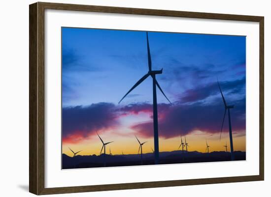 Wind Power in El Central for Better Ecology, California, Usa-Bill Bachmann-Framed Photographic Print