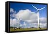 Wind Power Plant Wind Turbines of Windy Hill-null-Framed Stretched Canvas