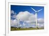 Wind Power Plant Wind Turbines of Windy Hill-null-Framed Photographic Print