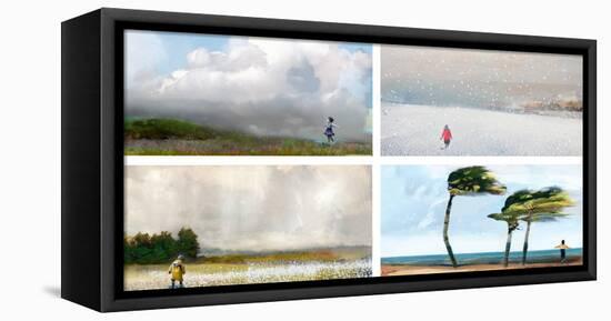 Wind Rain Snow Clouds-Nancy Tillman-Framed Stretched Canvas