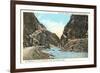 Wind River Canyon, Wyoming-null-Framed Art Print