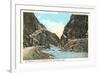 Wind River Canyon, Wyoming-null-Framed Premium Giclee Print