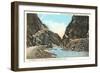 Wind River Canyon, Wyoming-null-Framed Art Print