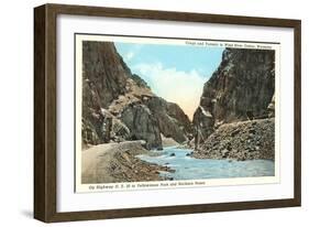 Wind River Canyon, Wyoming-null-Framed Art Print