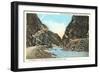 Wind River Canyon, Wyoming-null-Framed Art Print