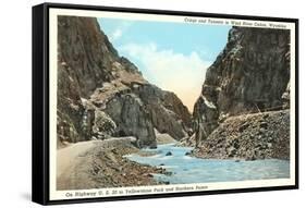 Wind River Canyon, Wyoming-null-Framed Stretched Canvas