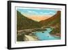 Wind River Canyon, Wyoming-null-Framed Art Print