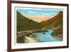 Wind River Canyon, Wyoming-null-Framed Premium Giclee Print