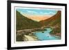 Wind River Canyon, Wyoming-null-Framed Premium Giclee Print