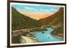 Wind River Canyon, Wyoming-null-Framed Art Print