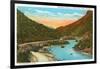 Wind River Canyon, Wyoming-null-Framed Art Print