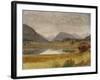 Wind River Country, C.1860 (Oil and Paper Laid on Board)-Albert Bierstadt-Framed Giclee Print