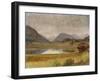 Wind River Country, C.1860 (Oil and Paper Laid on Board)-Albert Bierstadt-Framed Giclee Print