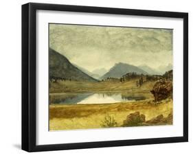 Wind River Country-Albert Bierstadt-Framed Giclee Print