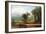 Wind River Mountains, Landscape in Wyoming-Albert Bierstadt-Framed Art Print