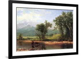 Wind River Mountains, Wyoming-Albert Bierstadt-Framed Premium Giclee Print