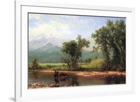 Wind River Mountains, Wyoming-Albert Bierstadt-Framed Premium Giclee Print