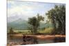 Wind River Mountains, Wyoming-Albert Bierstadt-Mounted Premium Giclee Print