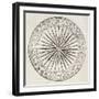 Wind Rose Old Illustration-marzolino-Framed Art Print