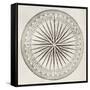 Wind Rose Old Illustration-marzolino-Framed Stretched Canvas