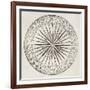 Wind Rose Old Illustration-marzolino-Framed Art Print