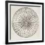 Wind Rose Old Illustration-marzolino-Framed Art Print