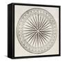 Wind Rose Old Illustration-marzolino-Framed Stretched Canvas