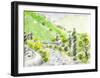 Wind Runs Through the Valley-Kenji Fujimura-Framed Art Print