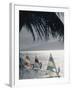 Wind Surfers at Waihikula, Maui-Ted Thai-Framed Photographic Print