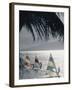 Wind Surfers at Waihikula, Maui-Ted Thai-Framed Photographic Print