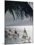 Wind Surfers at Waihikula, Maui-Ted Thai-Mounted Photographic Print