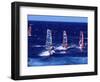 Wind Surfers on the Coast of Maui, Hawaii, USA-Charles Sleicher-Framed Photographic Print