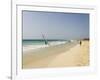 Wind Surfing at Santa Maria on the Island of Sal (Salt), Cape Verde Islands, Africa-R H Productions-Framed Photographic Print