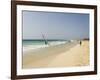 Wind Surfing at Santa Maria on the Island of Sal (Salt), Cape Verde Islands, Africa-R H Productions-Framed Photographic Print