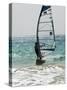 Wind Surfing at Santa Maria on the Island of Sal (Salt), Cape Verde Islands, Atlantic Ocean, Africa-Robert Harding-Stretched Canvas