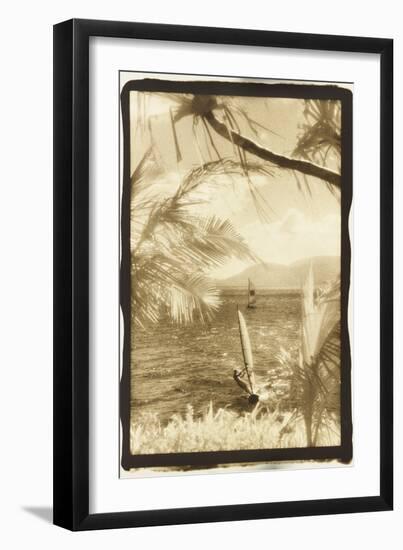 Wind surfing, Whitsunday Islands, Australia-Theo Westenberger-Framed Photographic Print