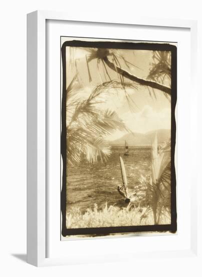 Wind surfing, Whitsunday Islands, Australia-Theo Westenberger-Framed Photographic Print