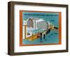 Wind Tunnel Free Flight Schematic-null-Framed Giclee Print