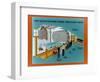 Wind Tunnel Free Flight Schematic-null-Framed Giclee Print