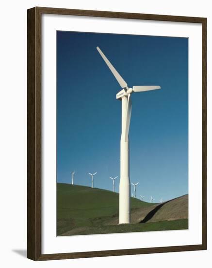 Wind Turbine Generators, Altamonti Pass, Califorrnia, USA-null-Framed Photographic Print