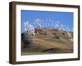 Wind Turbine Generators, Tehachapi, CA-Mark Gibson-Framed Photographic Print