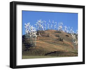 Wind Turbine Generators, Tehachapi, CA-Mark Gibson-Framed Photographic Print