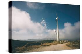 Wind Turbine-Clive Nolan-Stretched Canvas