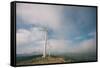 Wind Turbine-Clive Nolan-Framed Stretched Canvas