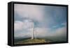 Wind Turbine-Clive Nolan-Framed Stretched Canvas