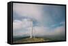 Wind Turbine-Clive Nolan-Framed Stretched Canvas